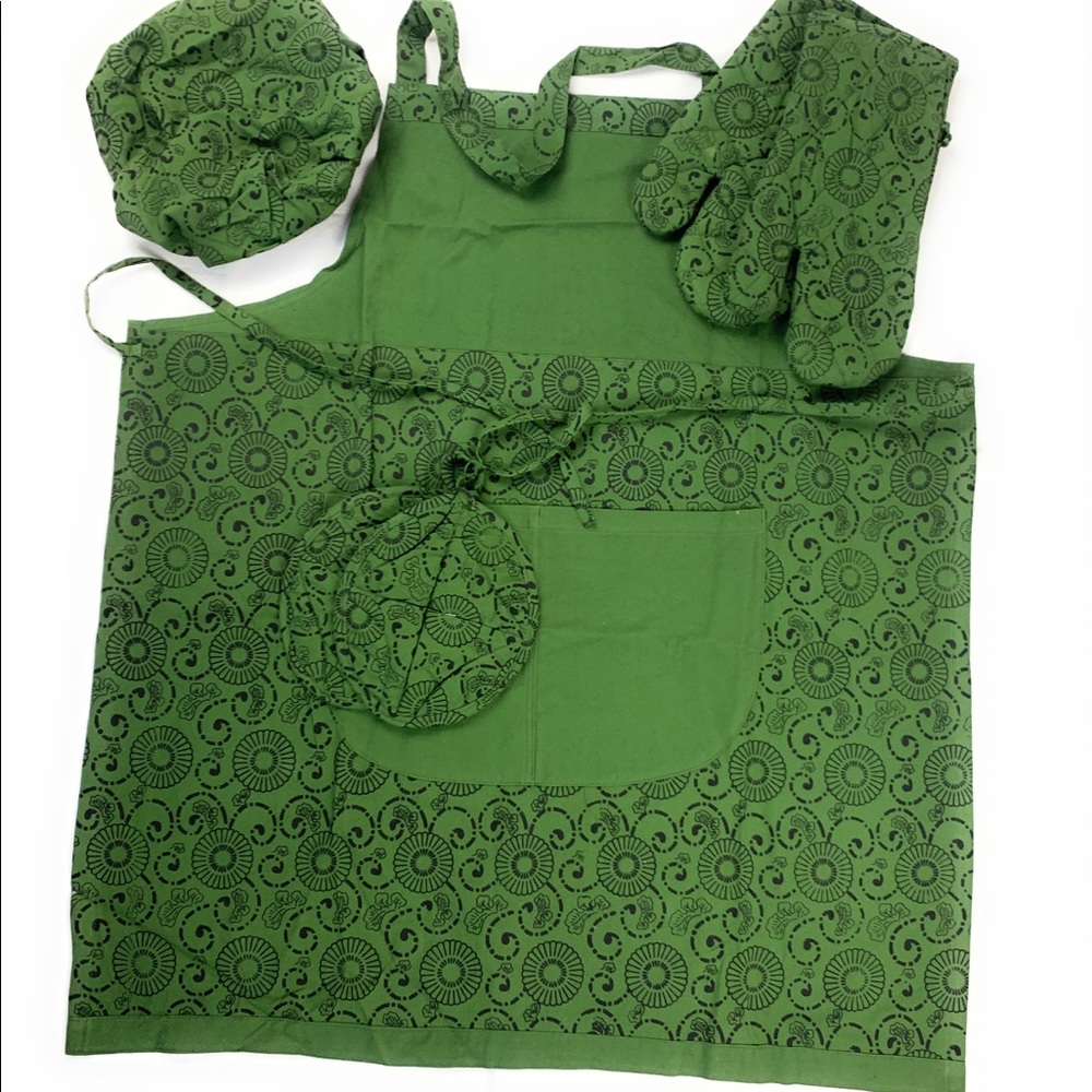 Cotton Apron set - Picture 5 of 6